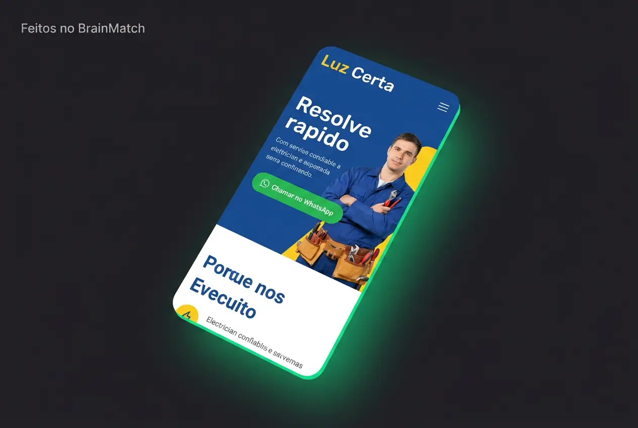 Site de eletricista