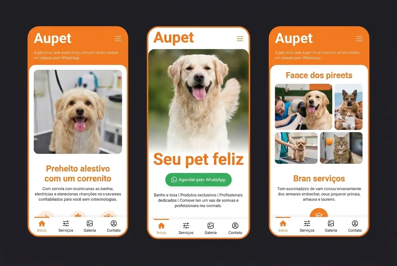 Site de pet shop